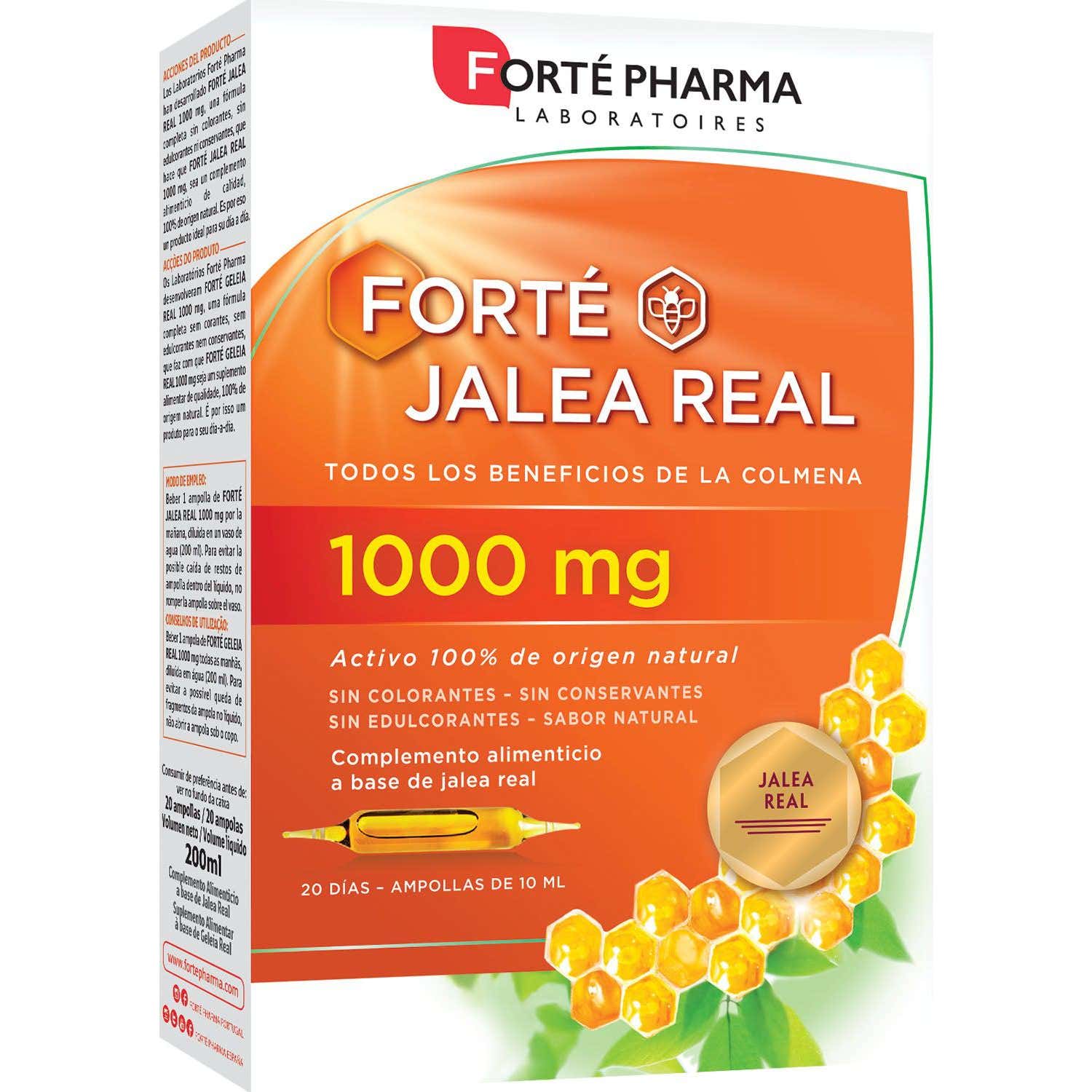 Forté Pharma gelée royale 1000mg 20 flacons de 20 flacons