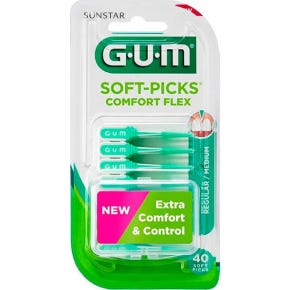 Gum Soft-Picks Comfort Flex Bâtonnet Interdentaire 40 Unités