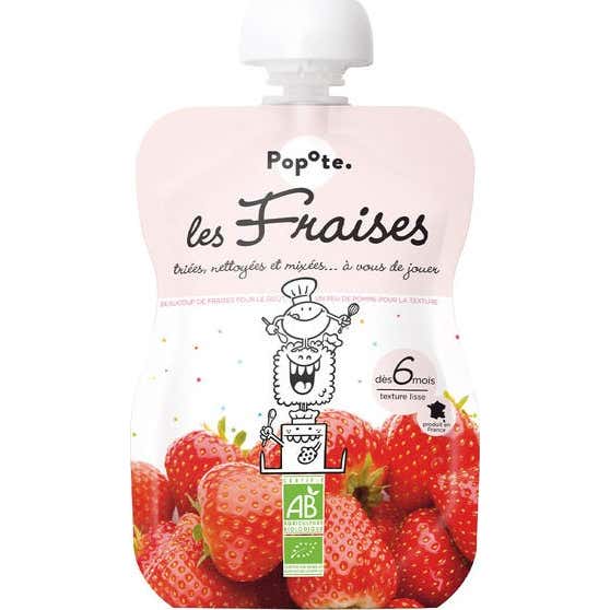 Popote Compote Fraise 120g