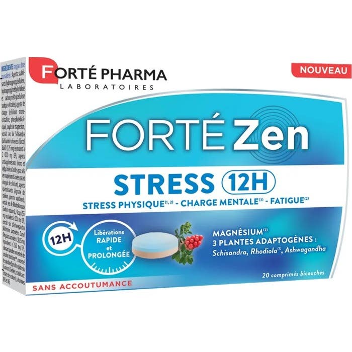 Forté Pharma Forté Zen Stress 12H 20 Comprimés