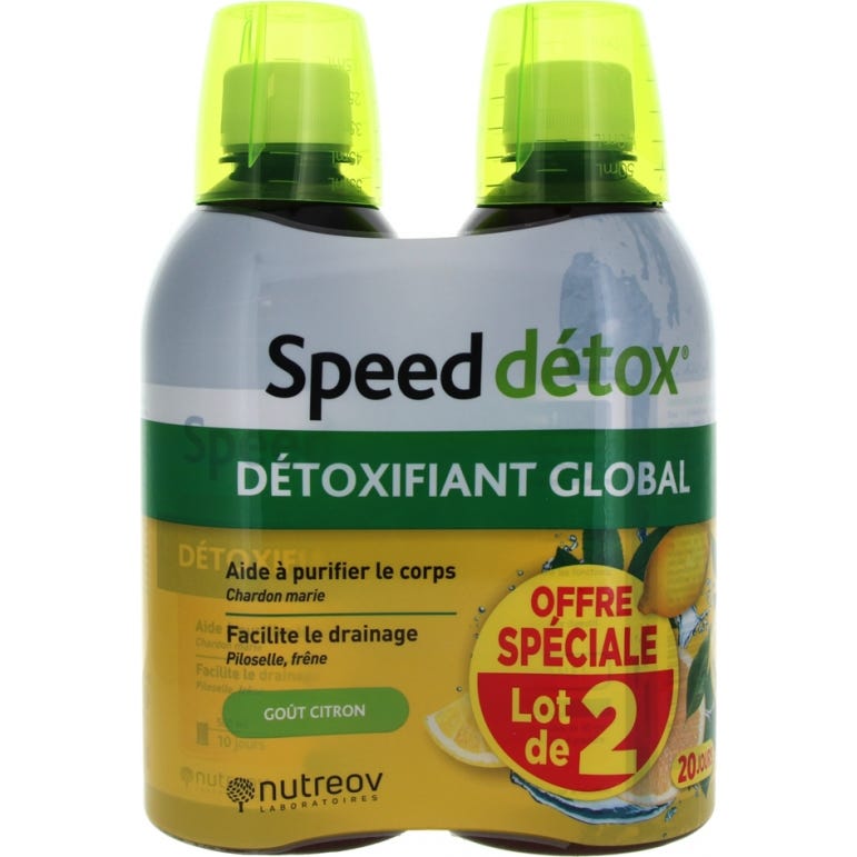 Nutreov Speed Détox Détoxifiant Global 2x500ml