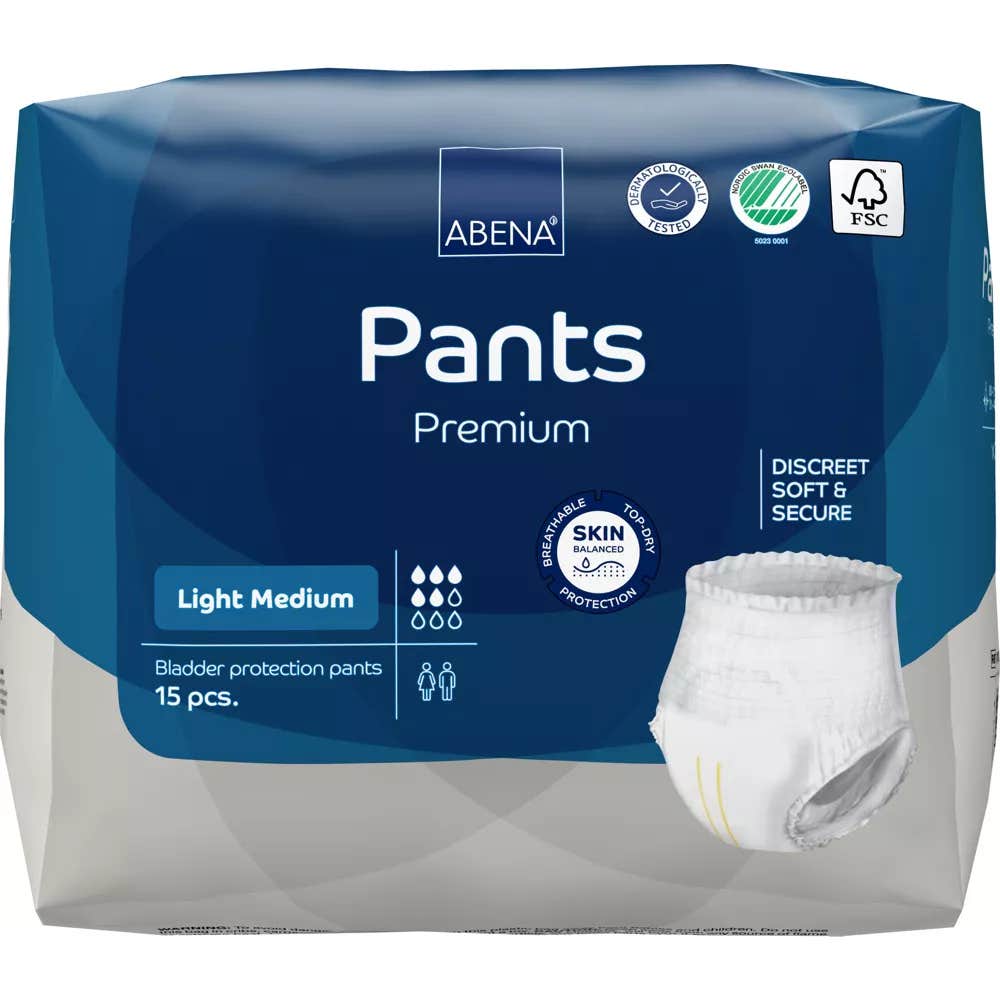 Abena Pants Premium Couches Absorbants Light Taille M 15uts
