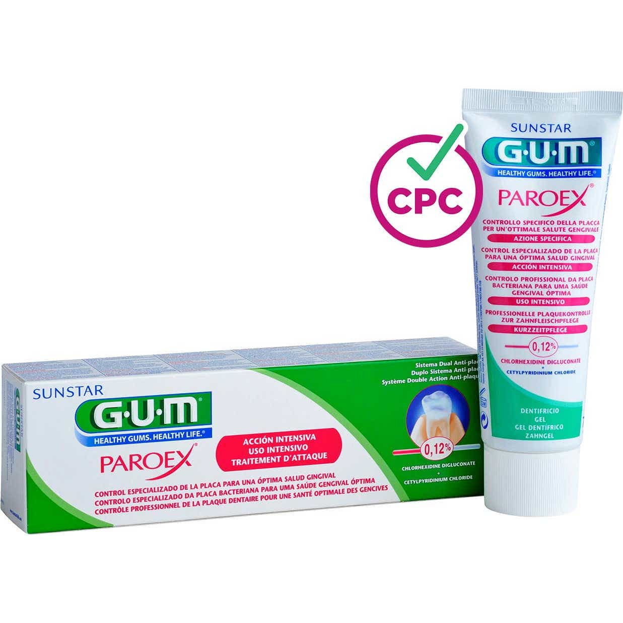 Gel dentifrice GUM Paroex 75ml
