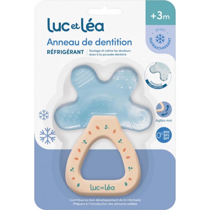 Luc et Léa Anneau de dentition Réfrigérant «Tortue»
