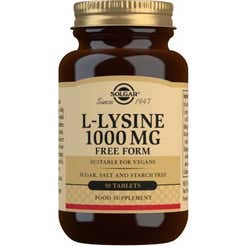 Solgar L-Lysine 1000 mg 50 Capsules
