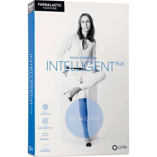 Farmalastic Intelligent+ Chaussette Normal Marine T1 1 Paire