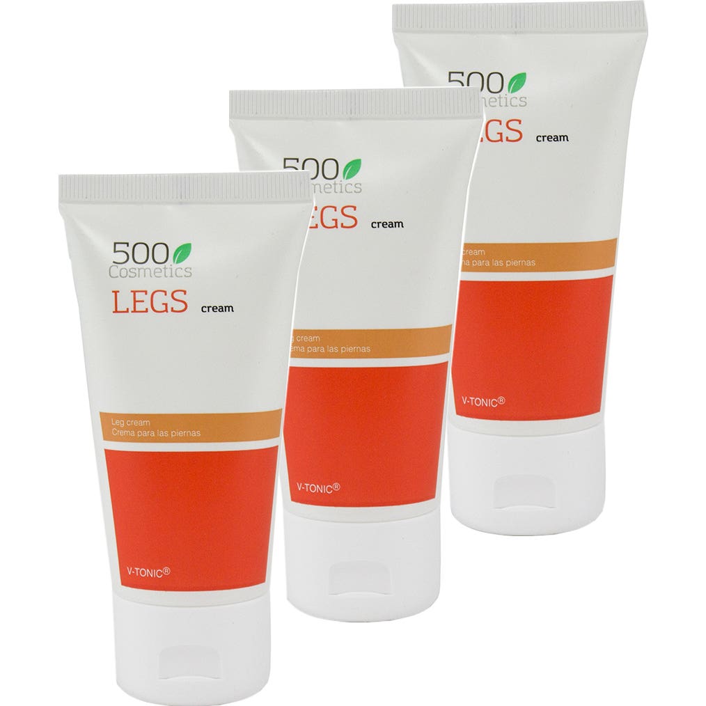 500Cosmetics Legs Cream Crema Para Varices 3X75ml