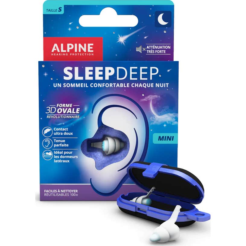Alpine Sleepdeep Protection Auditive Sommeil Profond Taille Mini/S