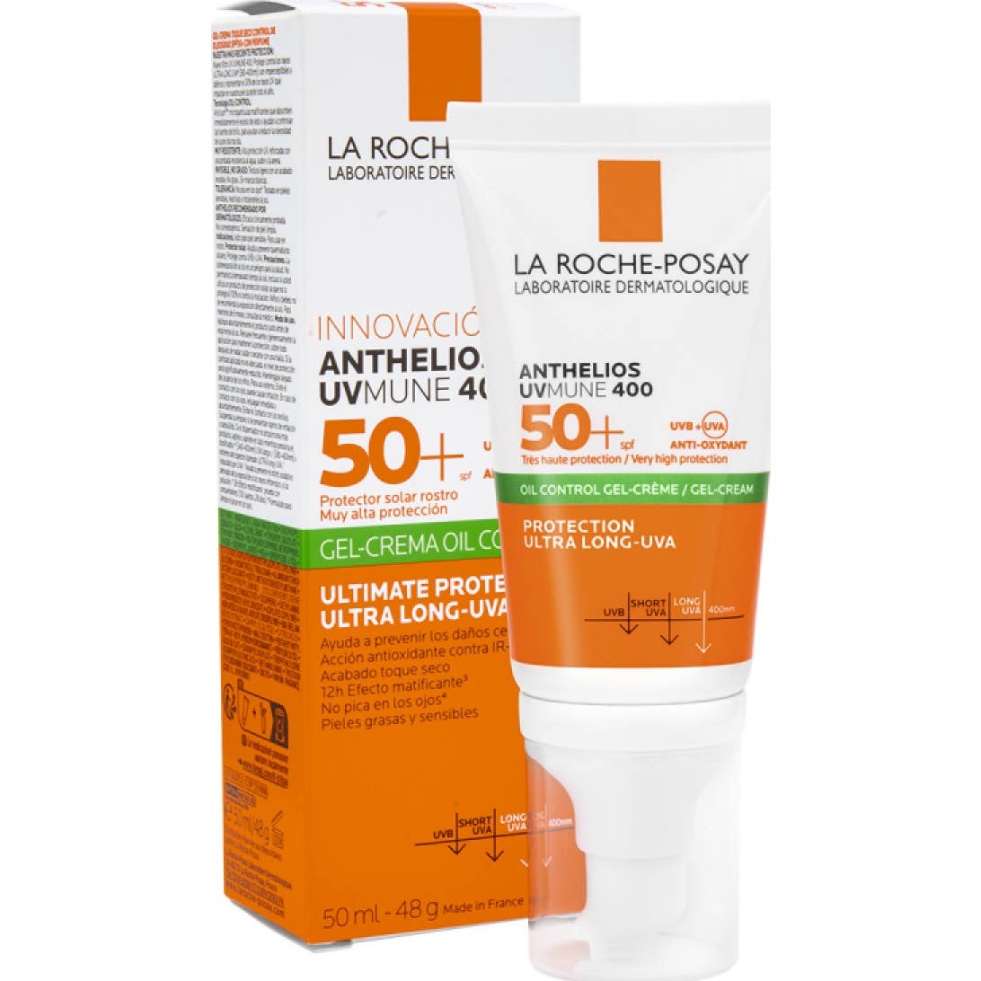 La Roche-Posay Anthelios UVMune 400 Oil Control Gel-Crème SPF50+ Avec Parfum 50ml