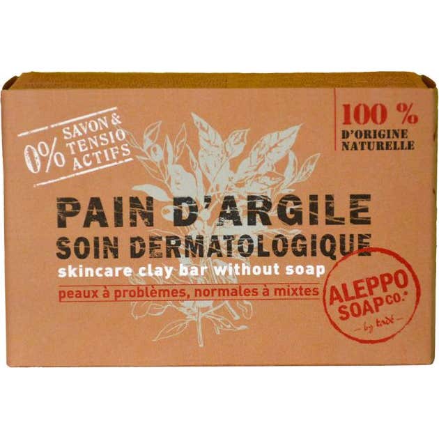 Tadé Aleppo Soap Pain Argile Soin Dermatologique Sans Savon 320g