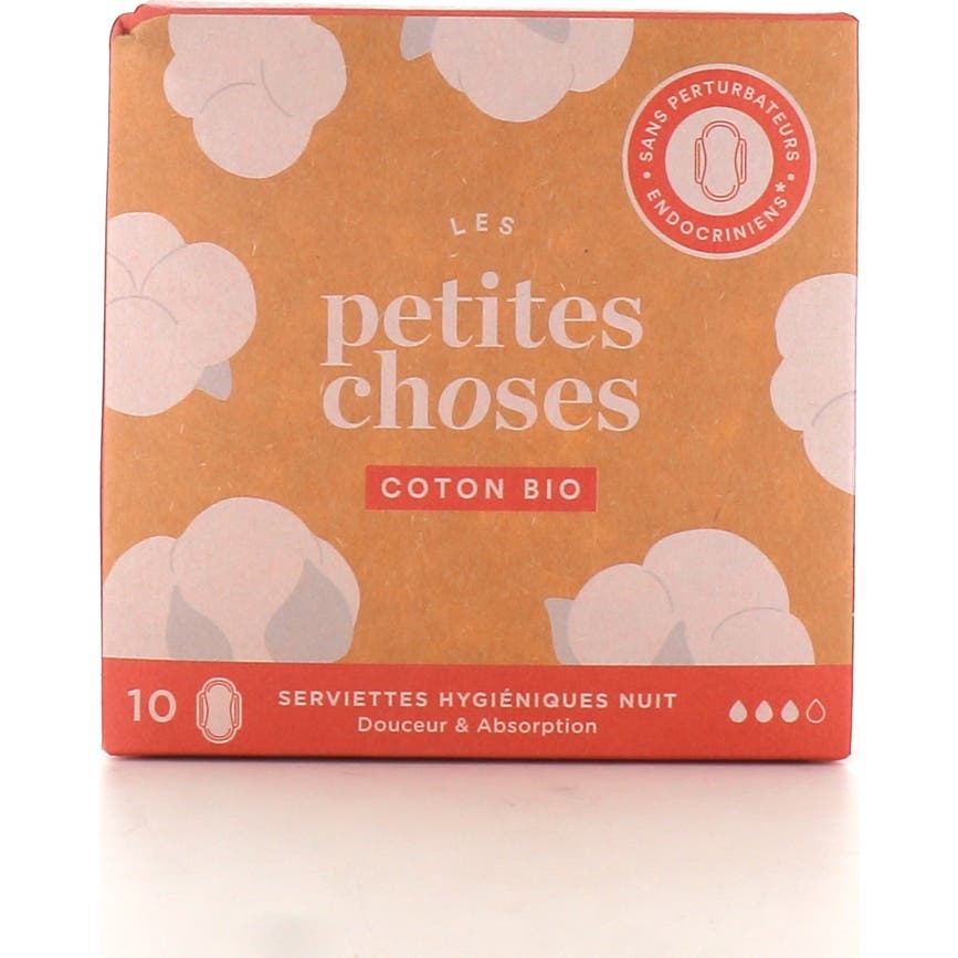 Les Petites Choses Serviettes Hygiéniques Nuit 10 unités