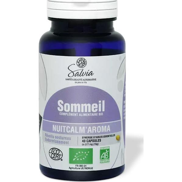 Salvia Nuitcalm'Aroma Bio Sommeil 40caps
