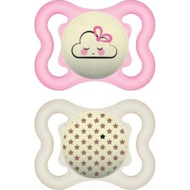 Mam Succette Supreme Nuit 2-6+ mois Silicone 2uts