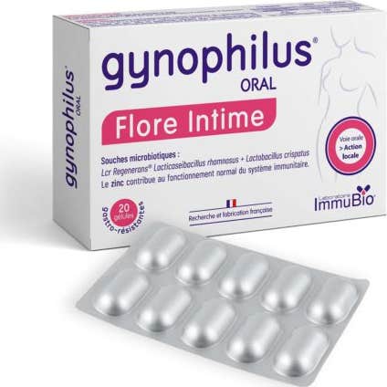 Gynophilus Oral Flore Intime 20 Gélules