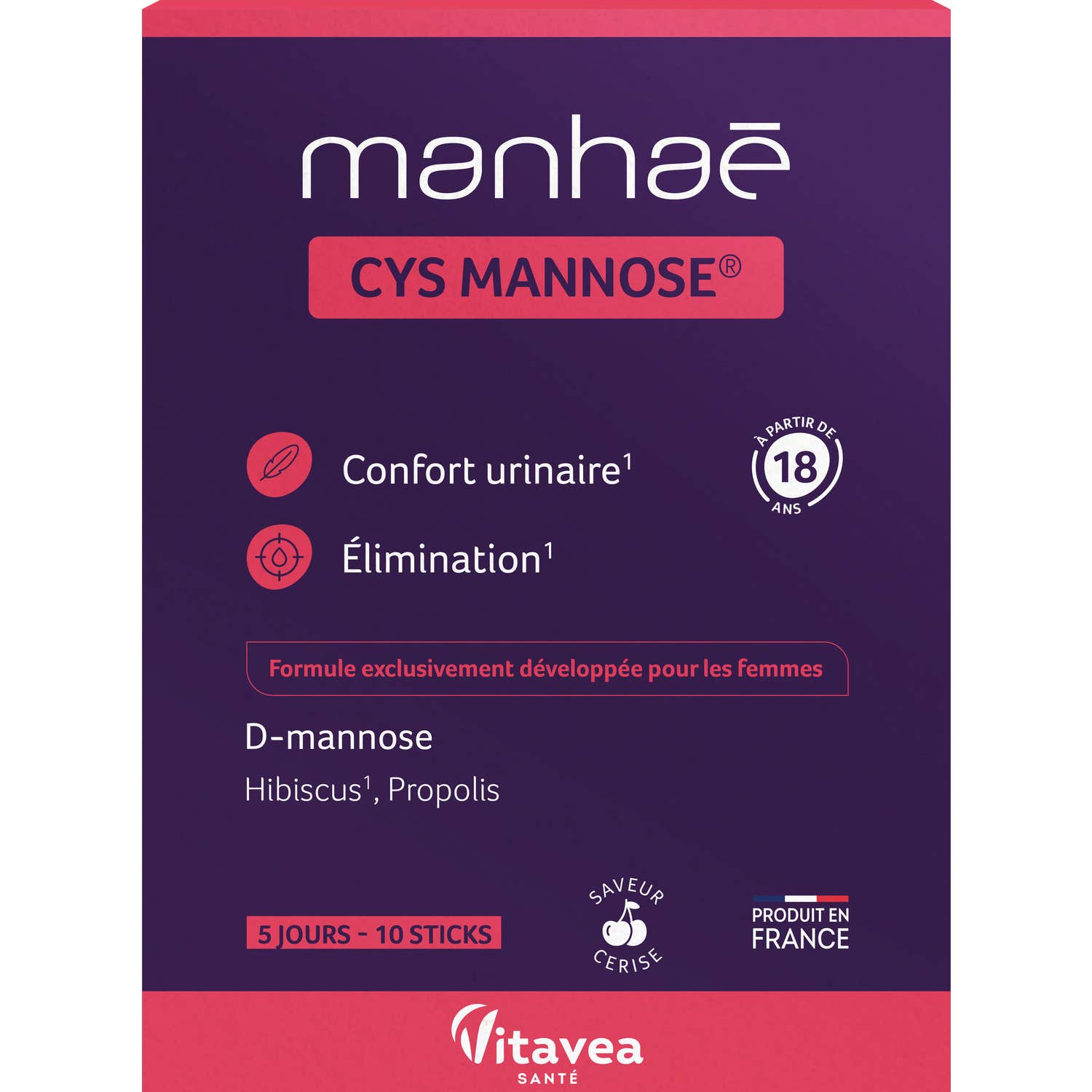 Manhaé Cys Mannose 10 Sticks