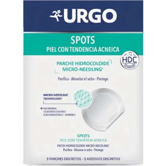 Urgo Spots Patchs Hydrocolloïdes Microneedling 9 Unités