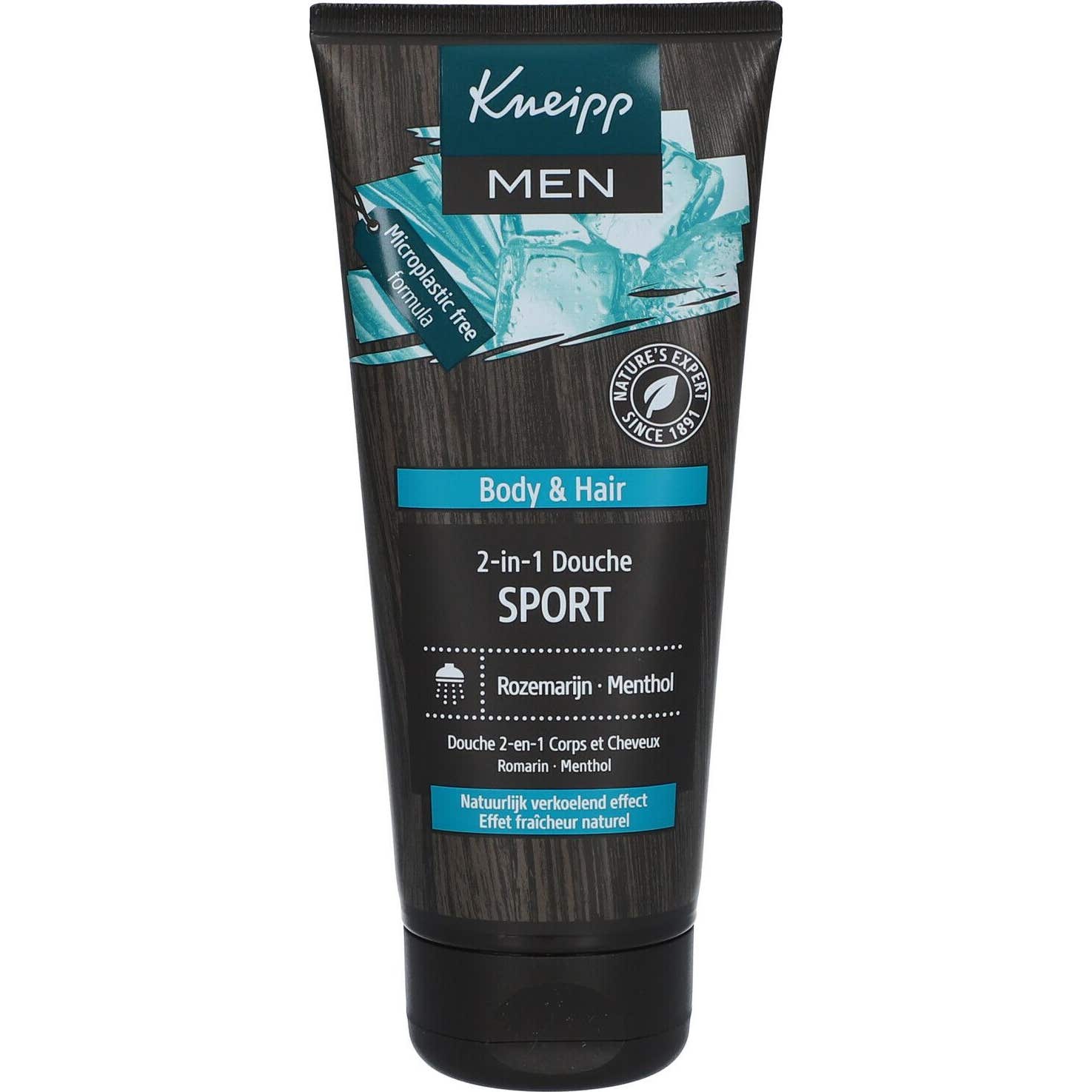 Kneipp Man Shampooing Douche Sport Menthol Romarin 200ml