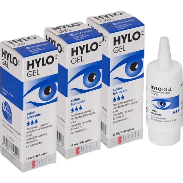 Hylo-Gel Collyre Lubrifiant 3x10 ml