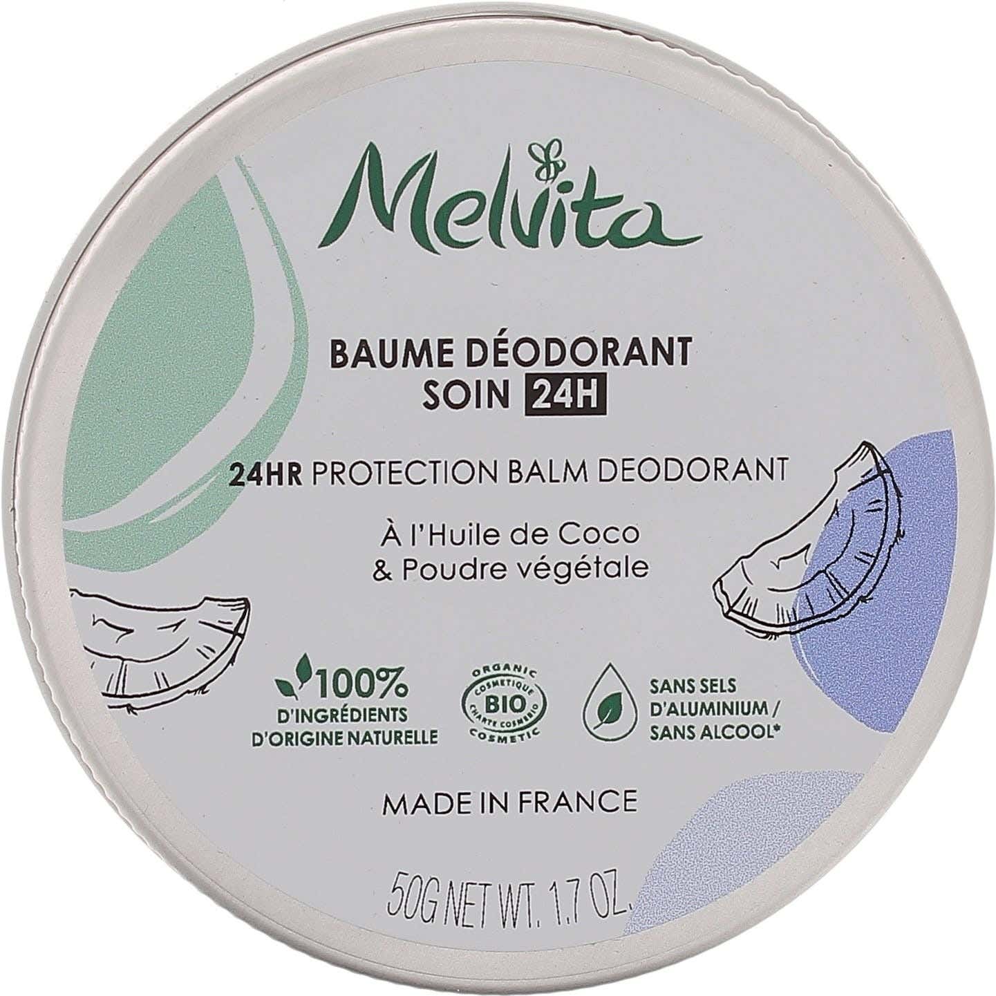 Melvita Baume Déodorant Bio 24H 50g