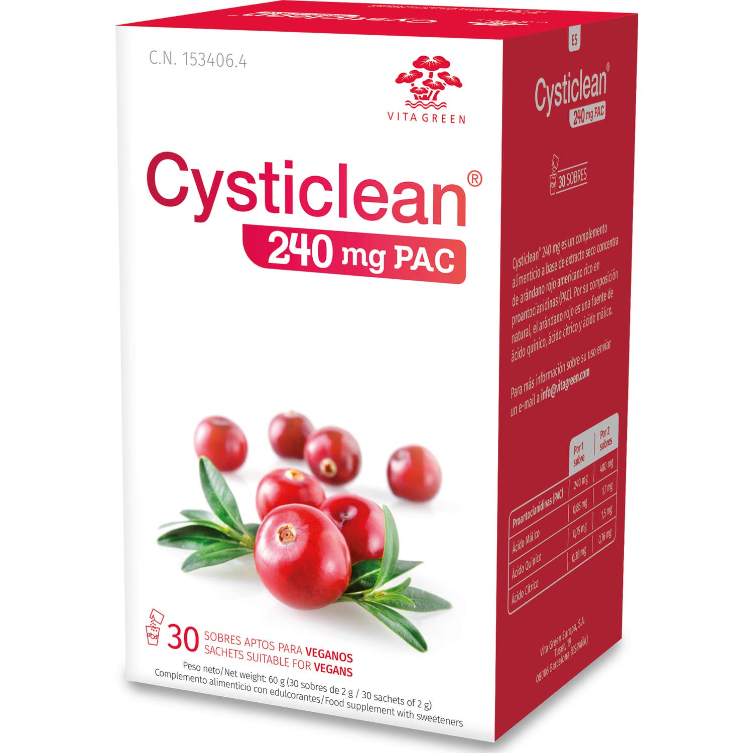 Cysticlean™ 30 sobres