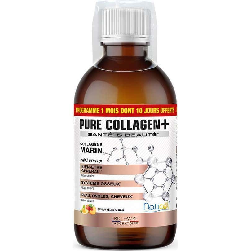 Eric Favre Pure Collagen+ Saveur PÃªche Citron 500ml