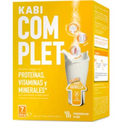 Kabi Complet vanille en poudre 7 sachets 62g