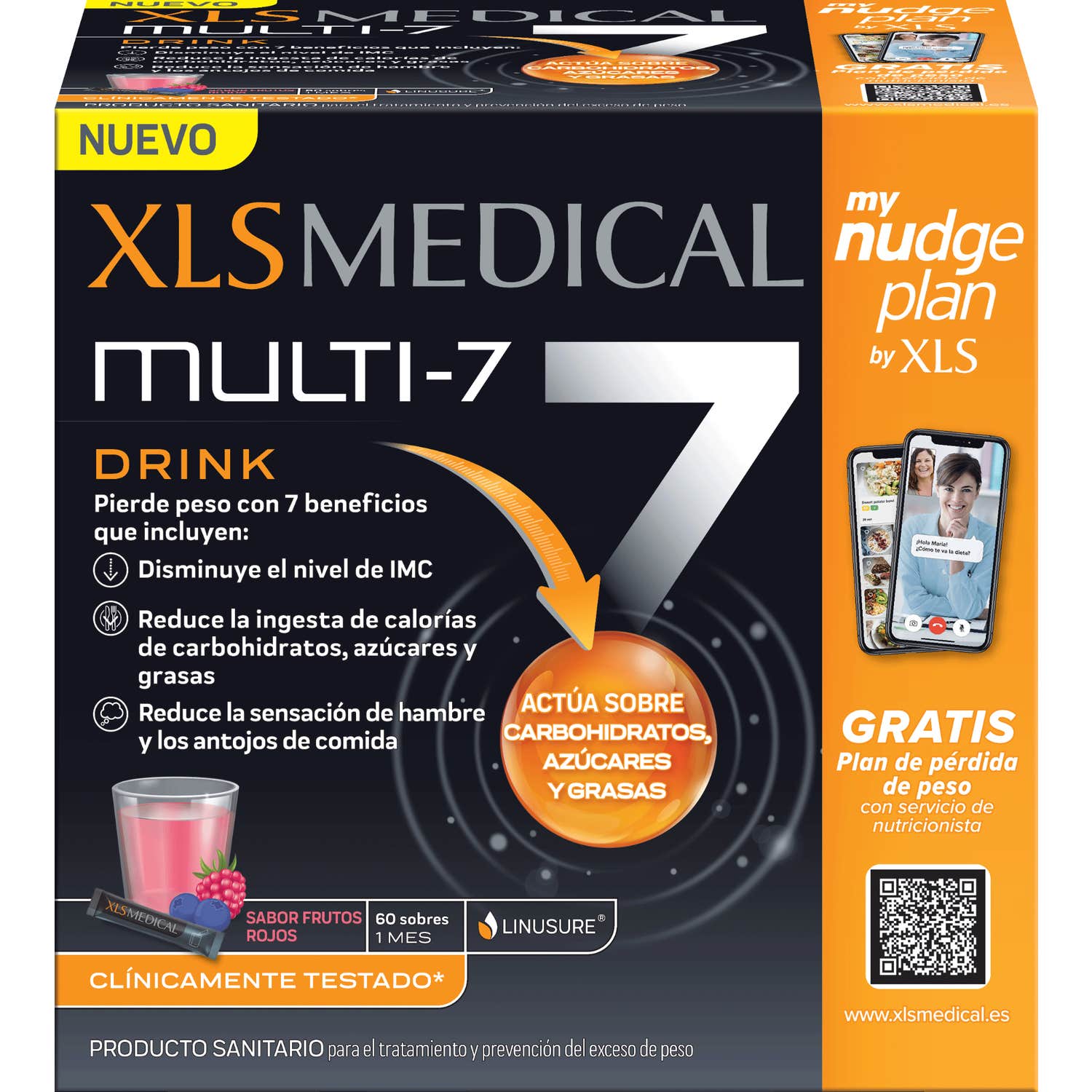 XLS Medical Multi-7 Drink 60sobres