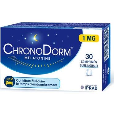 Chronodorm Mèlatonine 1Mg Cpr Subl 2B/30