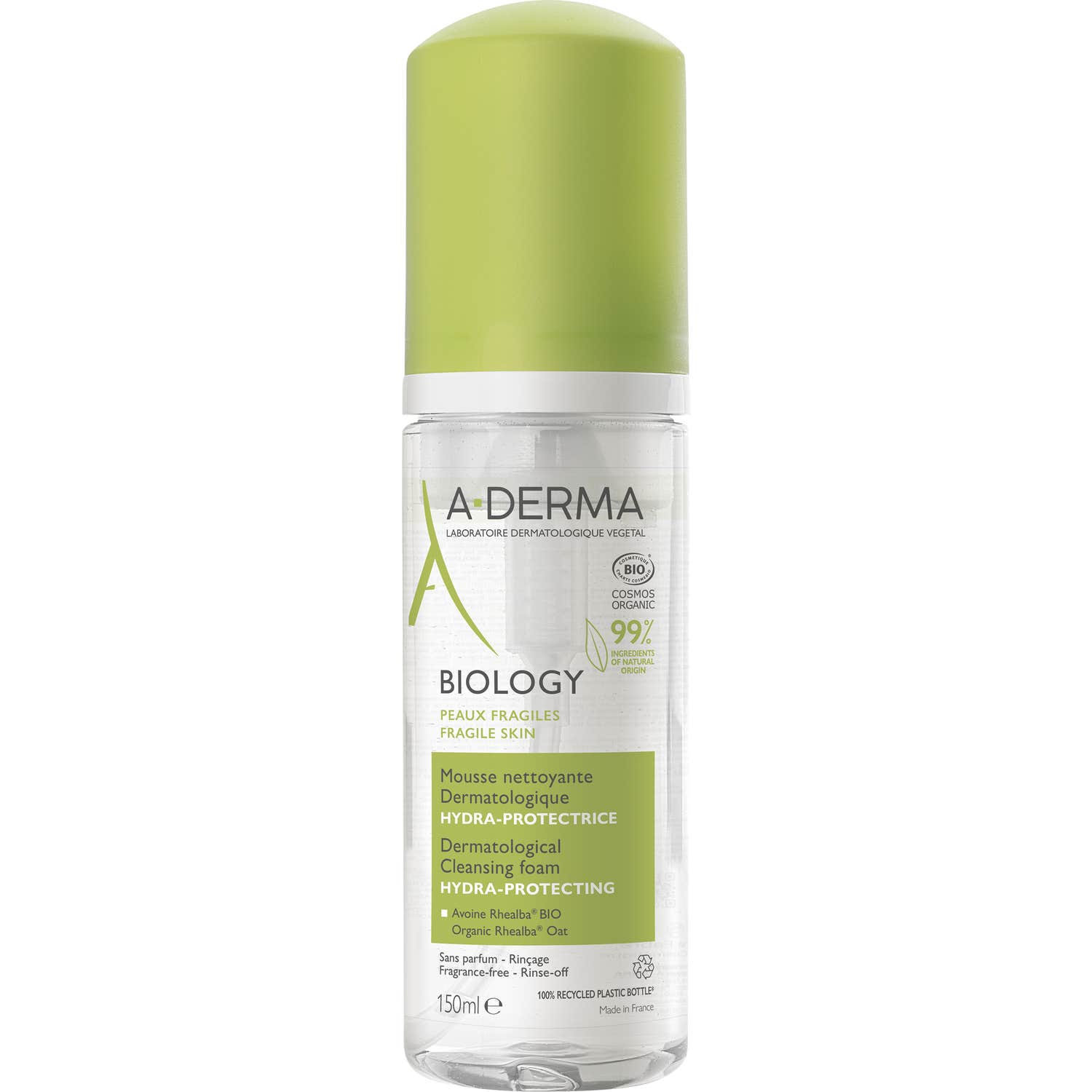 A-Derma Biology Mousse Nettoyant Hydra Protectrice 150ml