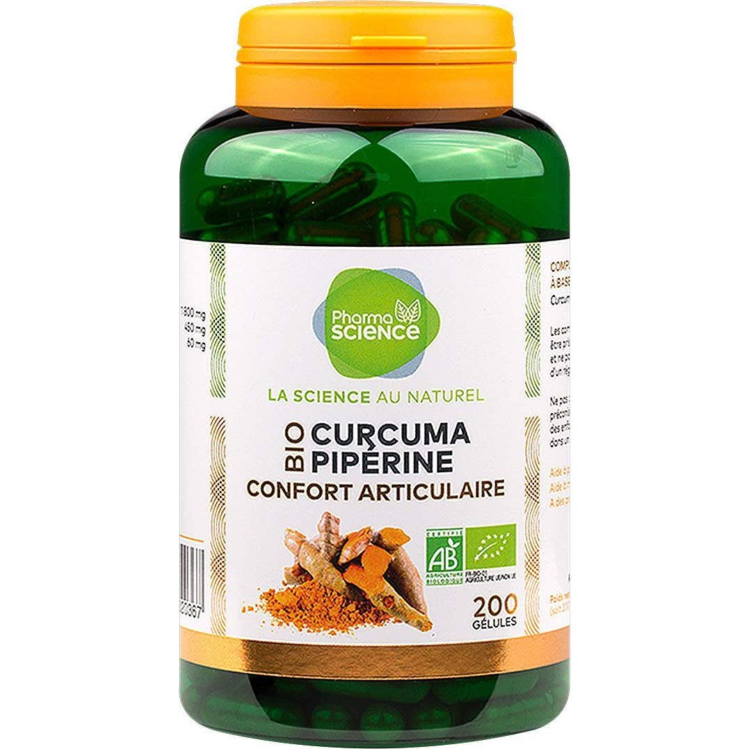 Pharmascience Curcuma Pipérine 200 gélules
