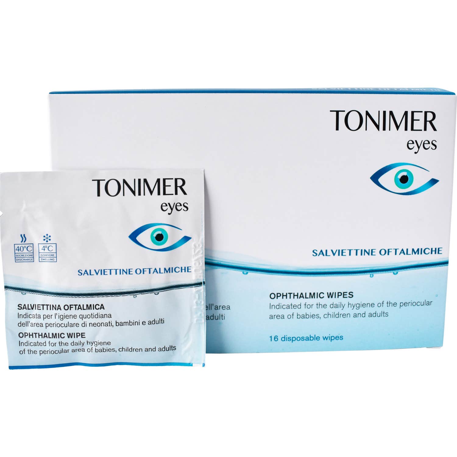 Tonimer Lingettes pour Bébés Eyes 16uts