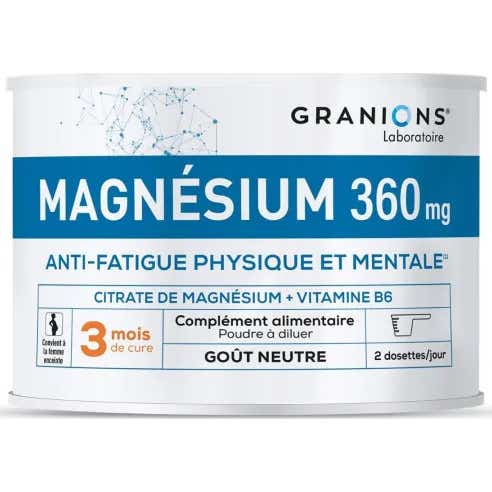Granions Magnésium 360Mg Fatigue Physique Et Mentale 360Mg - Image 4
