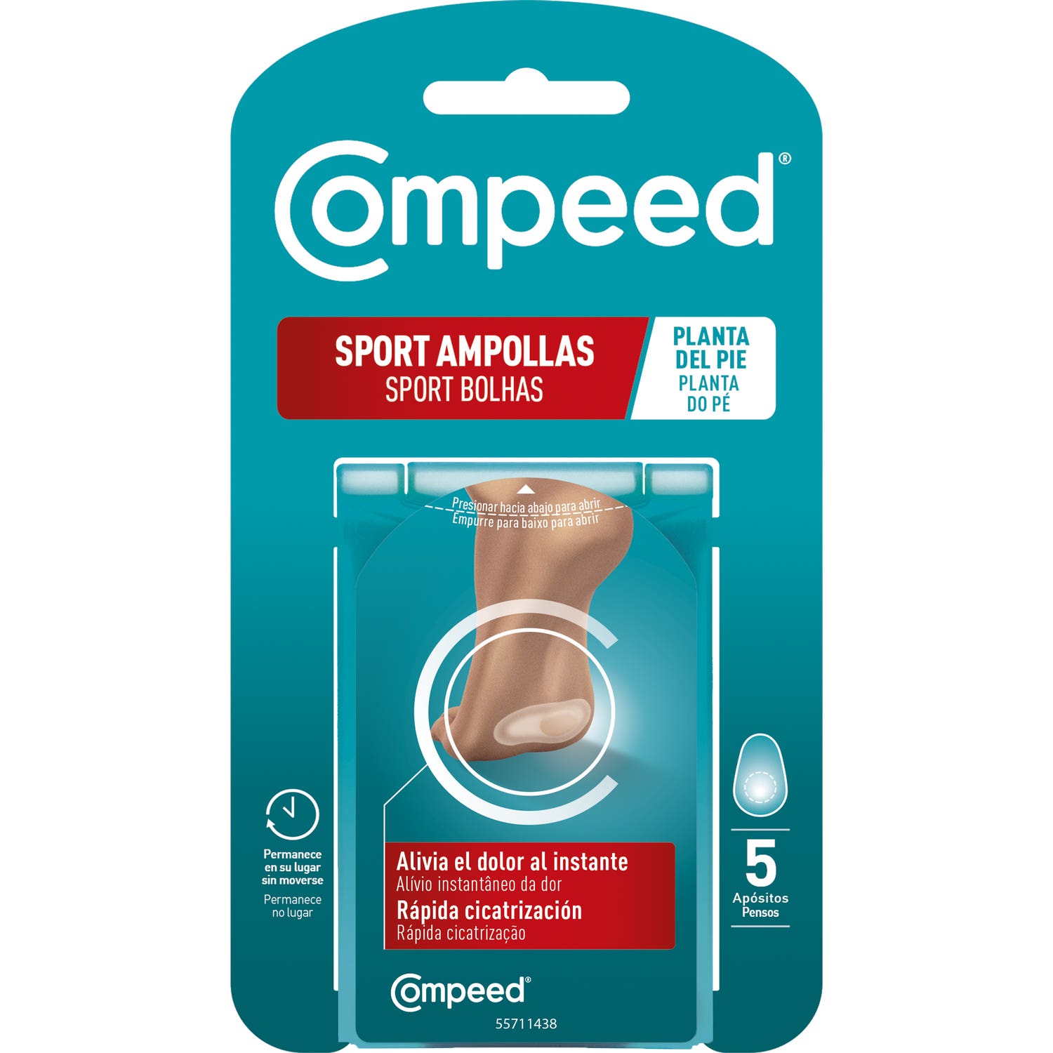 Compeed Ampoules Plante du Pied 5 Pansements