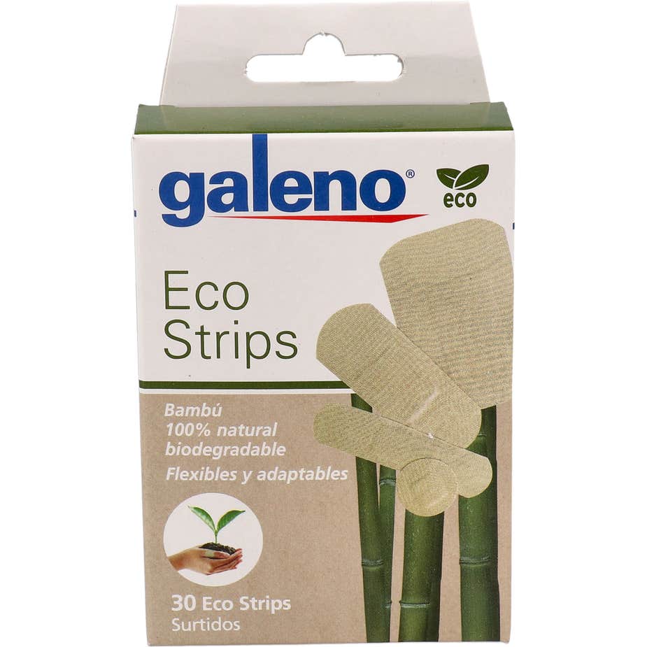 Galeno Eco Strips Apósitos Adhesivos 4 Tamaños 30uds