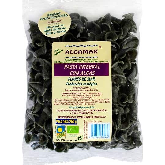 Algamar Pasta Integral Con Algas Flores de Mar 250g