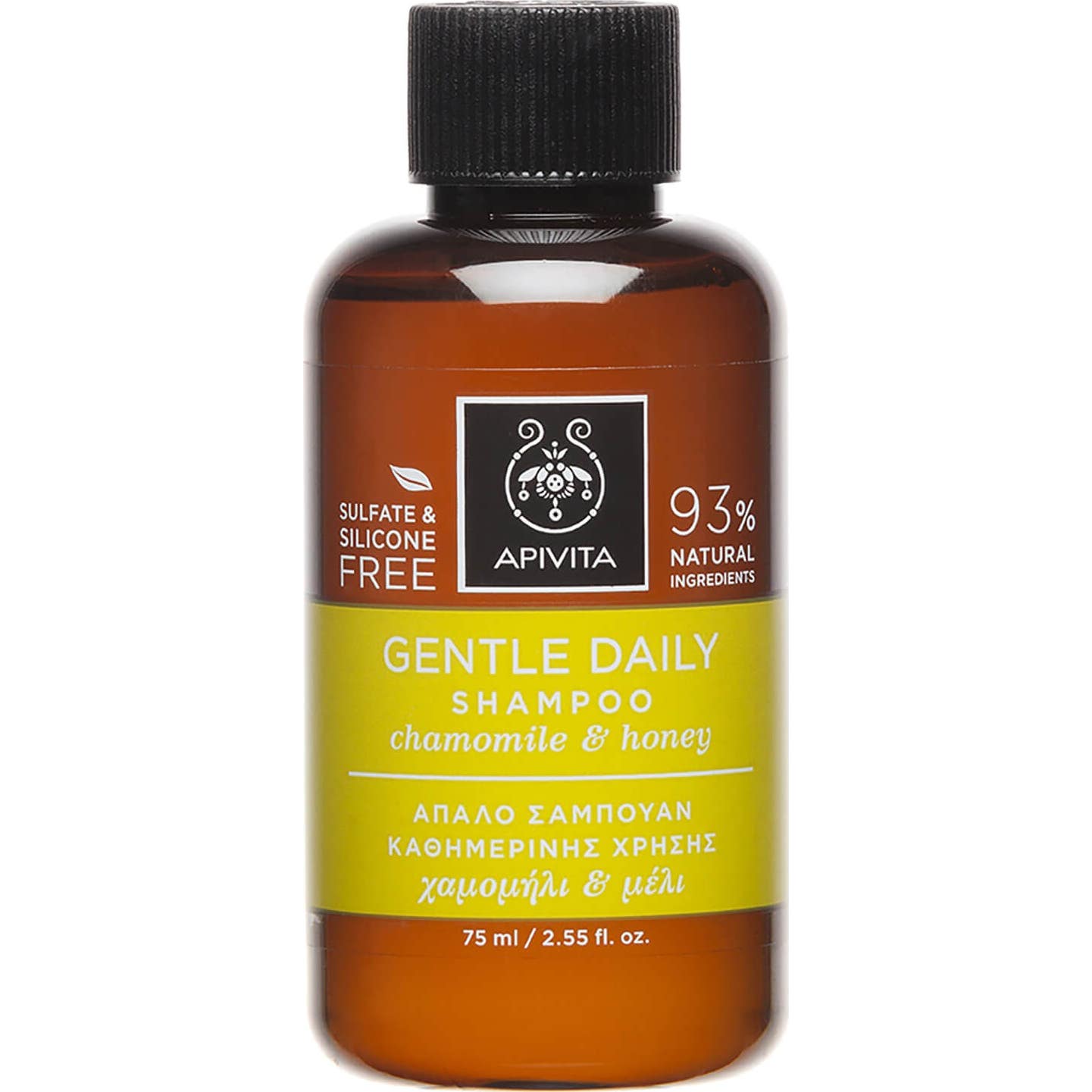 Apivita Mini Champú Suave Uso Frecuente 75ml