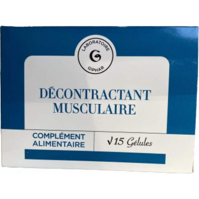 Giphar Decontracturant Musculaire 15 Gélules