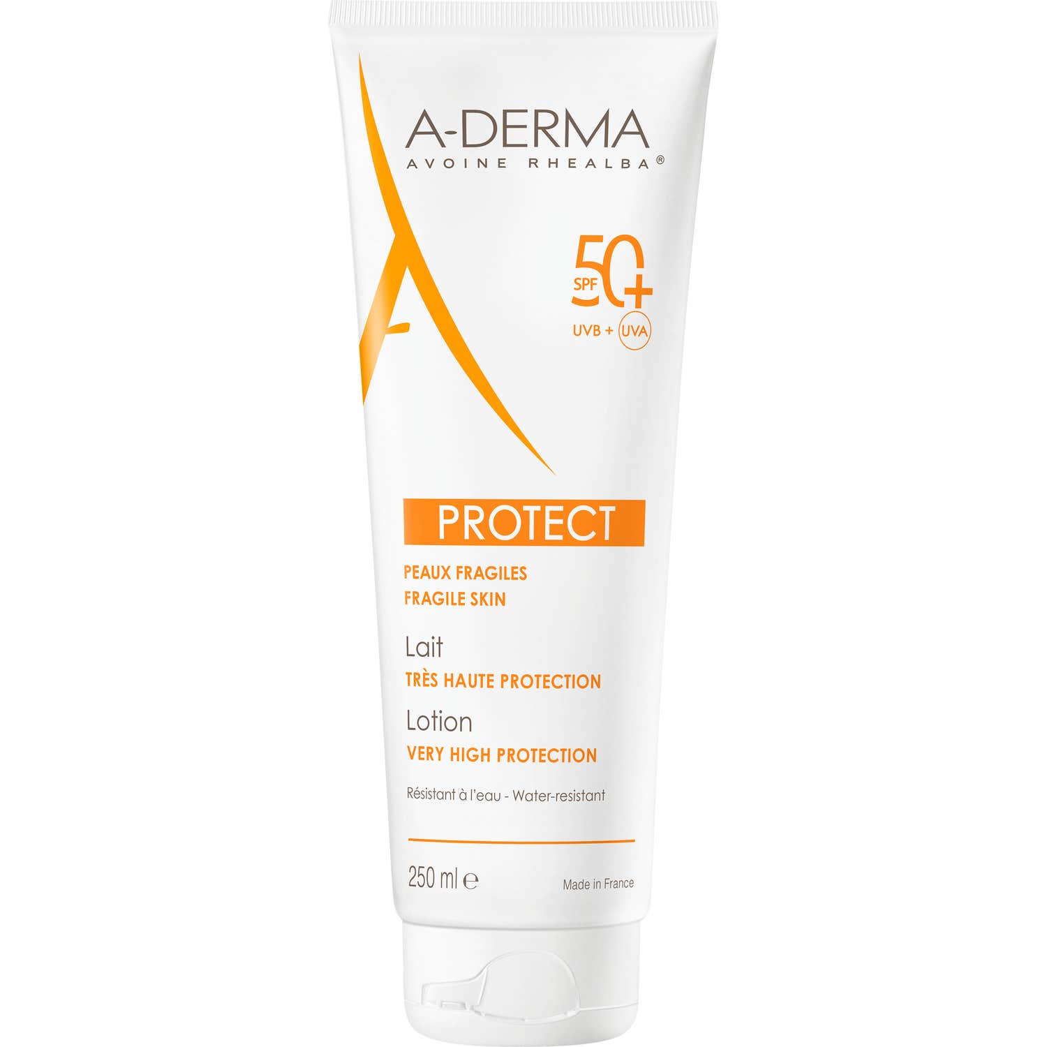 A-Derma Protect Lait Très Haute Protection SPF50+ 250ml