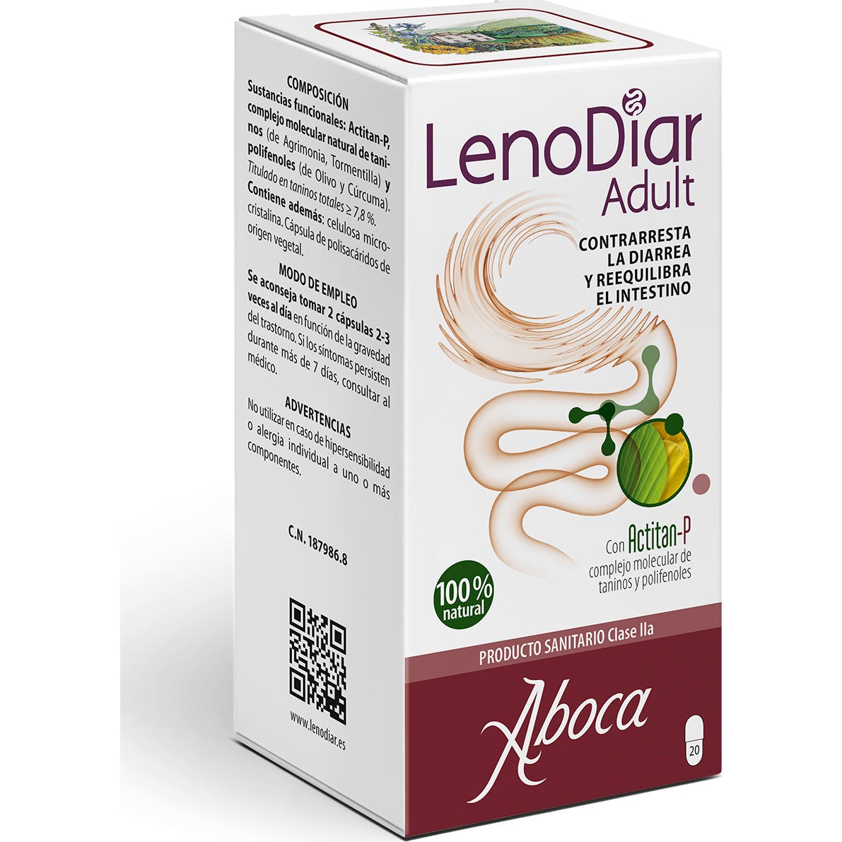 Aboca LenoDiar Adult 20 Gélules