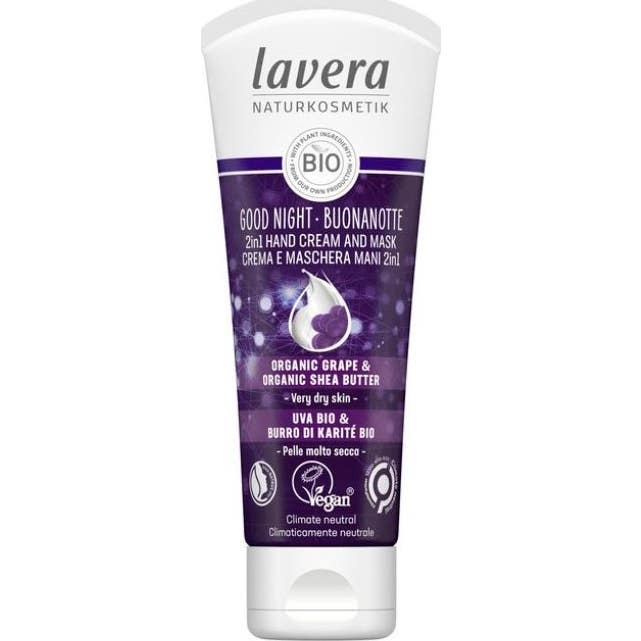 Lavera Masque Crème Mains 2 En 1 75ml