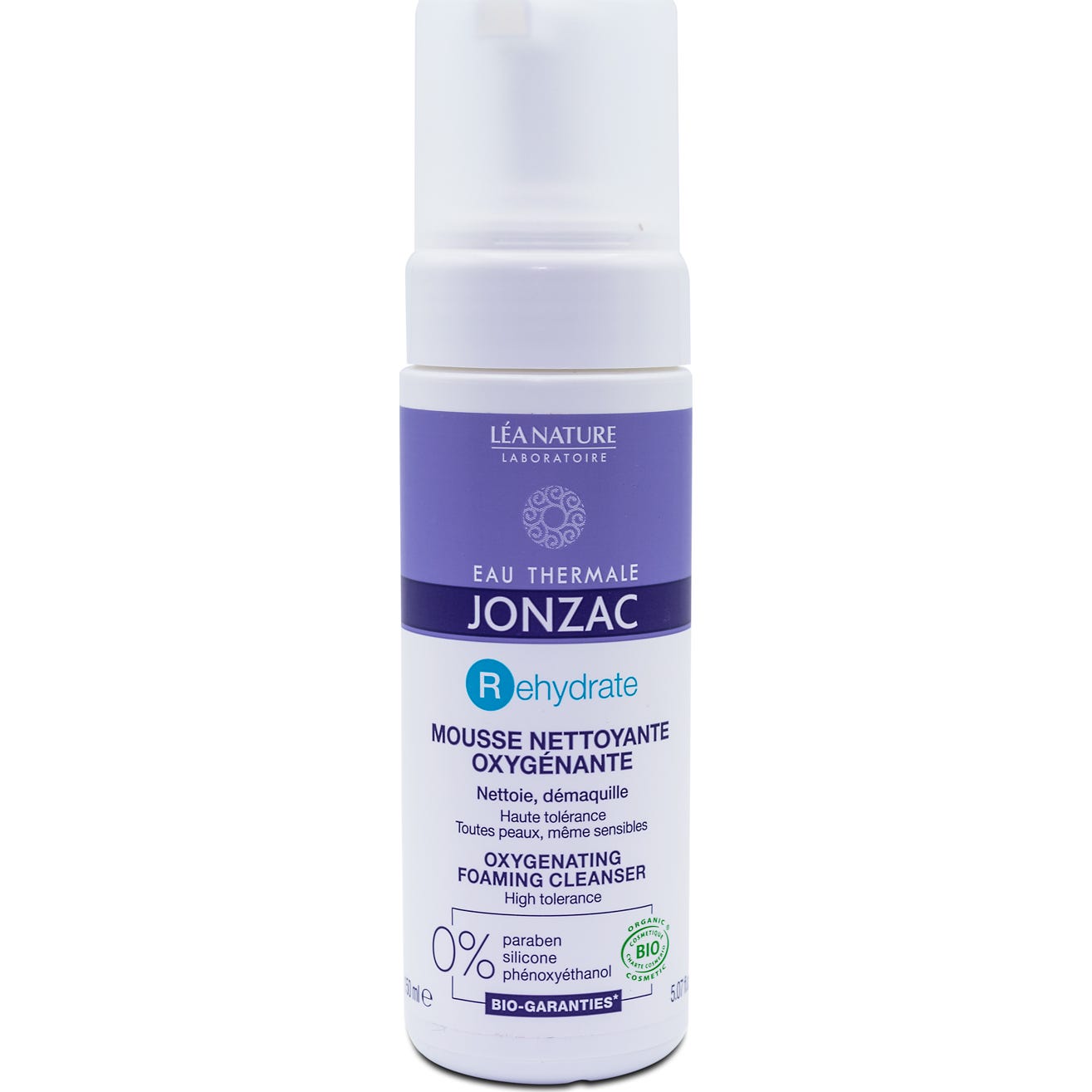 Jonzac Détox Mousse Nettoyante Oxygénante Bio 150 ml