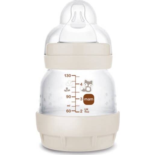 MAM Easy Start Nature Biberon Anti‑Colique Débit 0 Sable 130ml