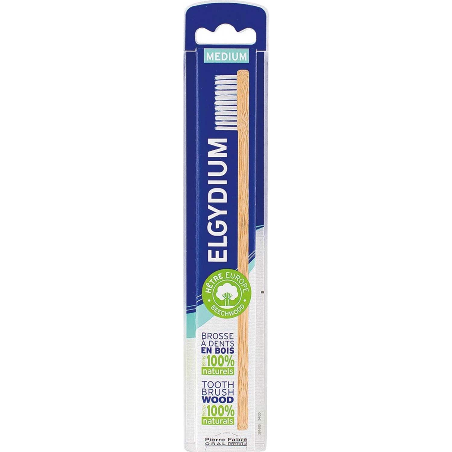 Elgydium Cepillo de Dientes Eco Madera Medio 1ud