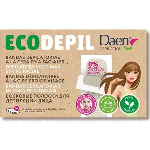 Daen Bande Depilatoire Visage 16uts