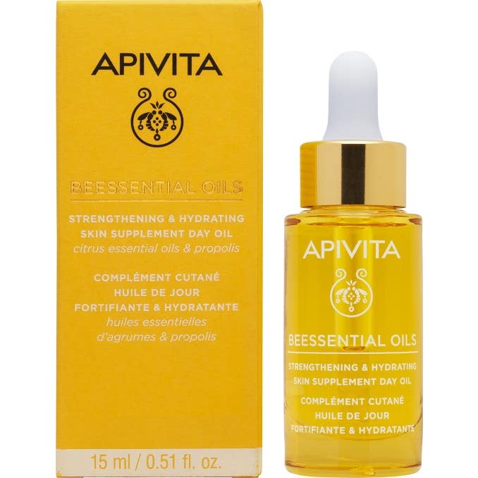 Apivita Huile de Jour Fortifiante & Hydratante 15ml