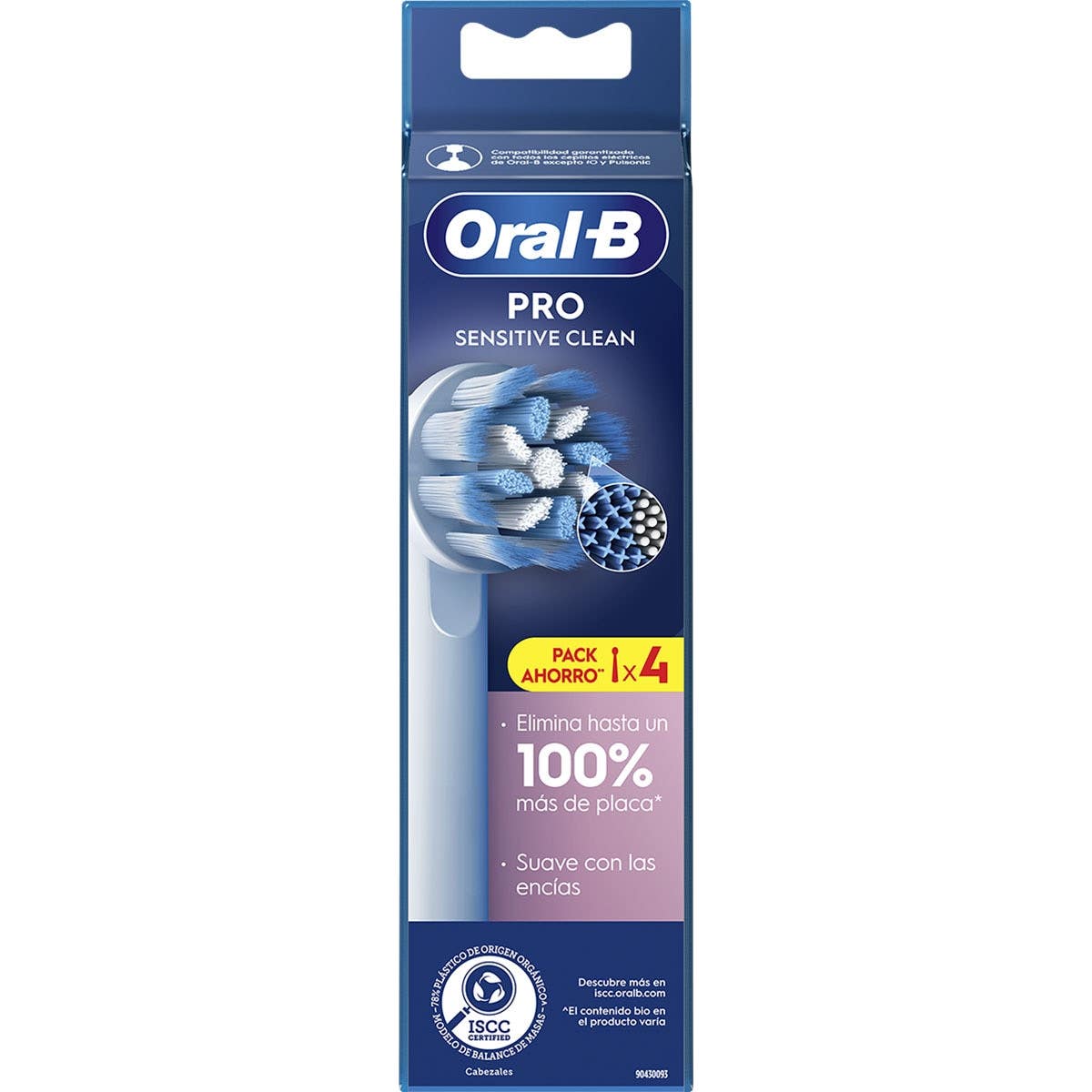 Oral-B Pro Sensitive Clean Brossettes De Rechange 4u.