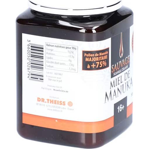 Dr. Theiss Miel de Manuka Sauvage Kfactor 16 500g Dr. Theiss Miel de Manuka Sauvage Kfactor 16 500g