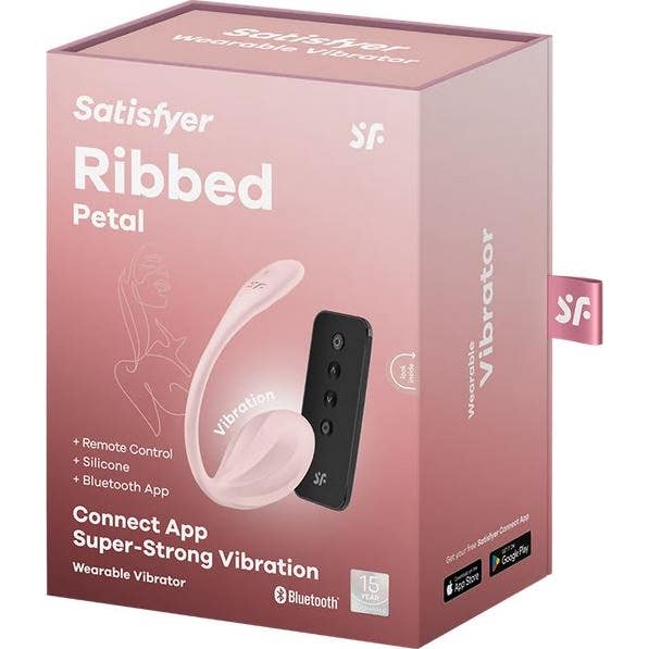 Œuf Vibrant Connecté et Télécommandé Ribbed Petal