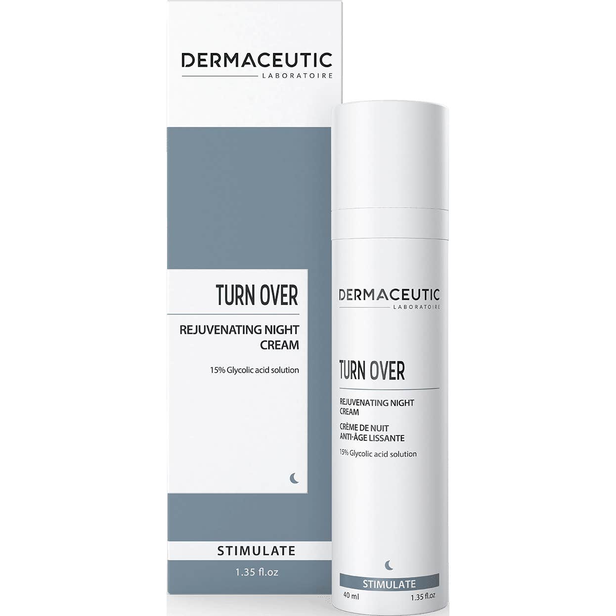 Dermaceutic Turn Over Crème Nuit Anti-Âge Lissante 40ml