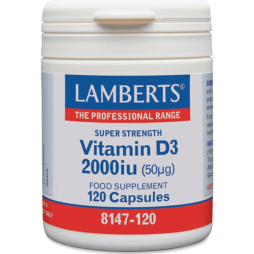 Lamberts Vit D3 2.000 Ui 120caps